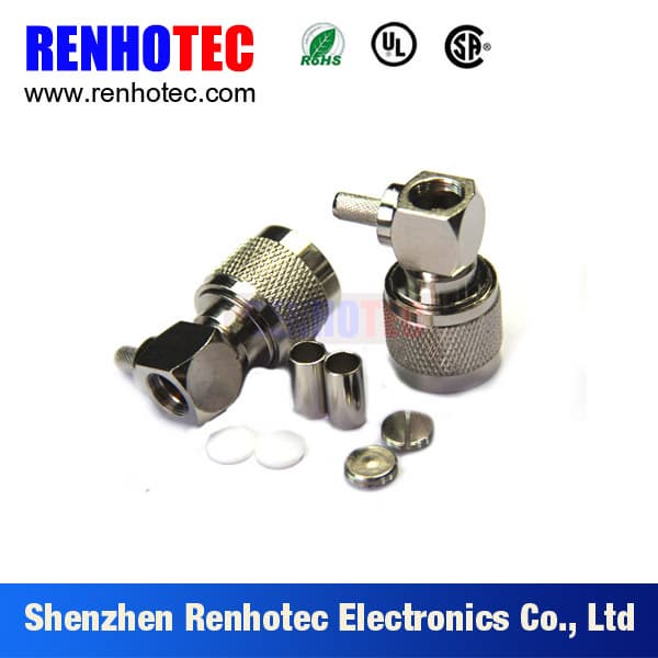 N Type Connector Plug Electrical Coaxial R_A Crimp N Connect
